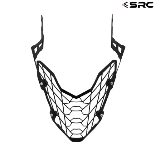 HONDA CB500X HeadLight Guard Black MotoVanguard